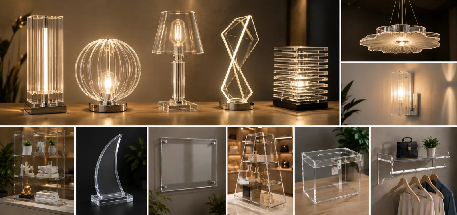 Iluminação em Acrílico em aplicação real