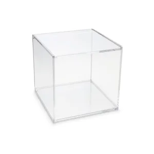 Caixa Acrílico Transparente Organizadora Tampa Fixa 13x13 — foto 3