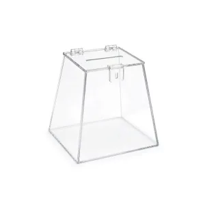 Urna Piramidal Acrílico Transparente Sorteio Votação 20cm — foto 2