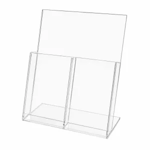 Display Porta Folha Acrilico L Horizontal Mesa Cardapio A4 — foto 2