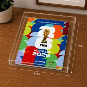 Caixa Expositora De Acrílico Para Álbum Da Copa Do Mundo — foto 1