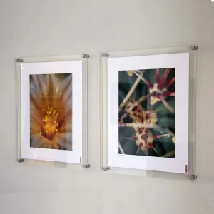 Quadro Acrílico Transparente Espaçador Cromado Foto — foto 4