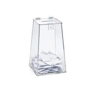 Urna Piramidal Acrílico Transparente Sorteio Votação 60cm — foto 2
