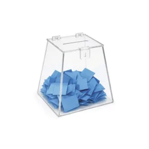 Urna Piramidal Acrílico Transparente Sorteio Votação 20cm — foto 3