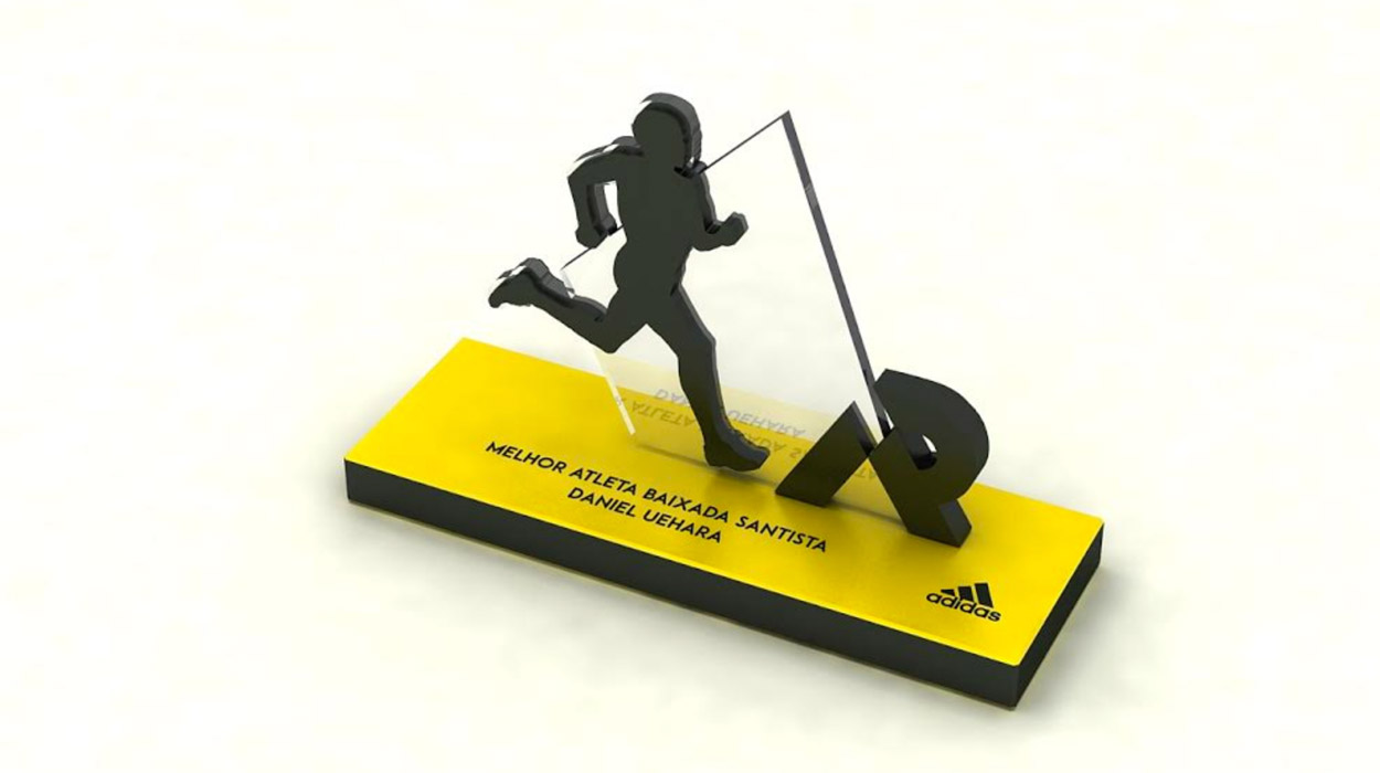 Troféu em Acrílico Adidas Fatto Acrílico